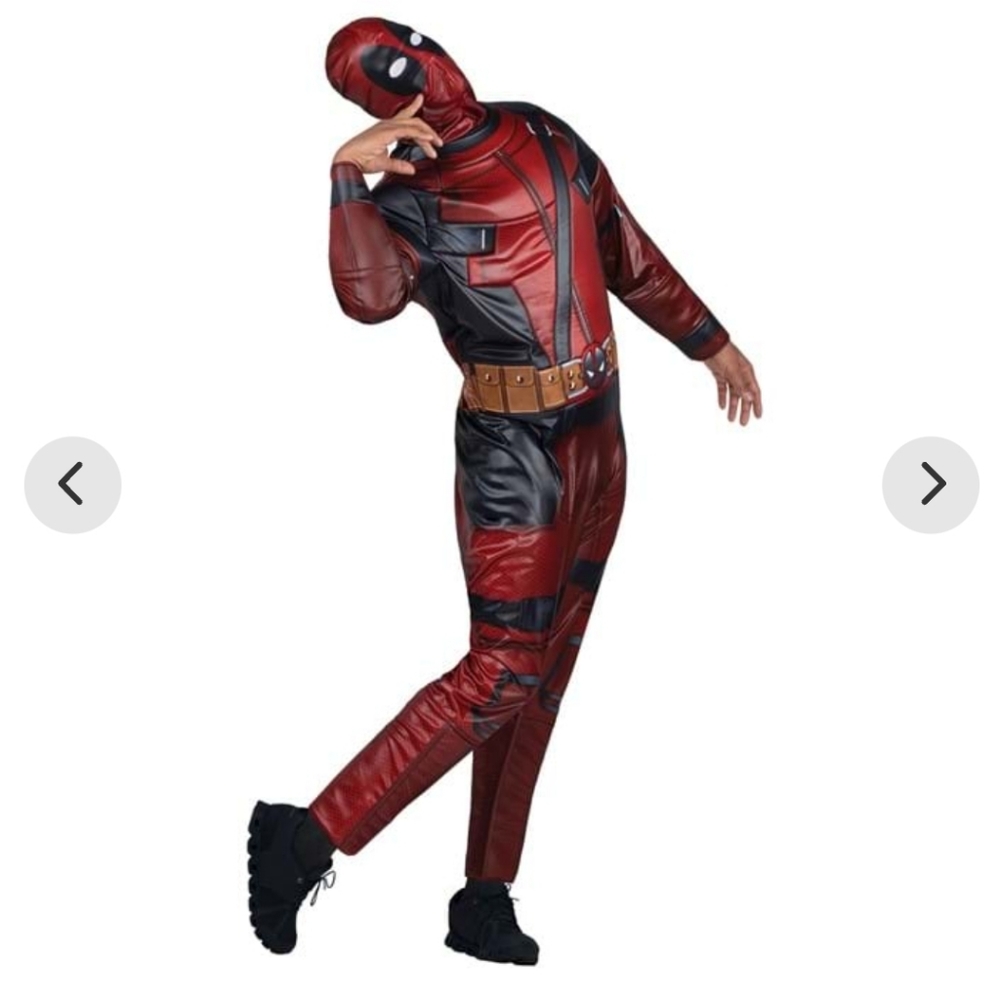 🖤❤️ Deadpool Adult Costume - Brand New Halloween Cosplay Suit